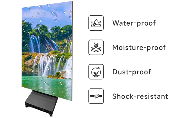 Tri-Fold LED Poster Screen-Optional GOB Protection Tri-Fold LED Poster Screen-Optional GOB Protection